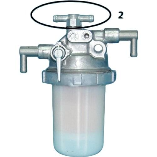 Water Separator Assembly 129100-55621 129907-55701 Five Tubes For Yanmar 94/88 Komatsu 56-7 Excavator 4D84 Fuel Filter Assembly