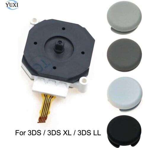 YuXi 3D Analog Joystick Thumb Stick Grip Cover Rocker Cap Button Replacement For Nintend 3DS 3DS XL / LL Controller