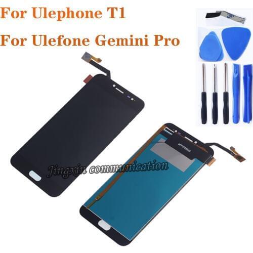 5.5" for Ulefone T1 LCD display + touch screen digitizer assembly replaces the Ulefone Gemini Pro LCD repair kit + tools