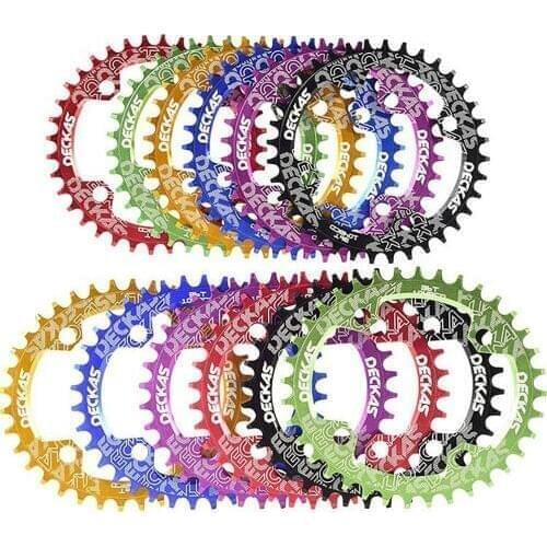 Bicycle BMX Bike Sprockets Chainrings 32T 34T 36T 38T Oval CNC Aluminum Compatible with 8/9/10/11 speed chains
