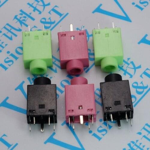 20pcs PJ-358 DC30V 1A 3.5MM Audio Socket Connector Vertical 5Pin DIP-5 PJ358