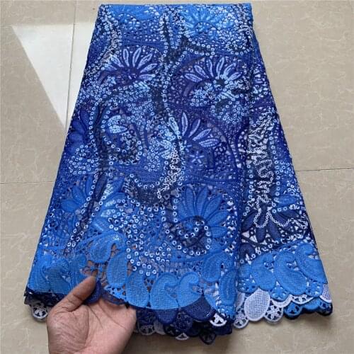 MIQIER High Quality African Nigerian Tulle Lace Fabric velvet lace Fabric Sequins Lace Fabric Beads Stone Embroidery Guipure