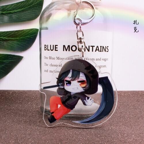 Anime Angels of Death tian guan ci fuKeychain Acrylic Keyring Cute Kawaii Figure Pendant Keychains Chaveiro Gifts Friend