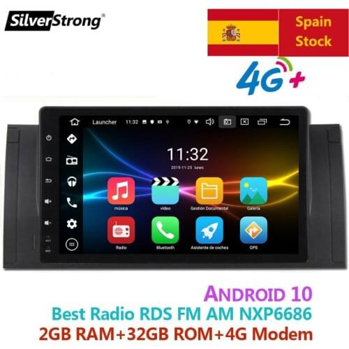 Spain Stock Android 10 Car Radio For BMW X5 E53 E39 Car Audio Navigation Multimedia DVD Radio Tape Recorder