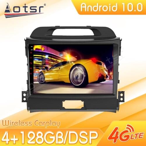 Android Car Multimedia Stereo Player For Kia Sportage 3 2010 2011-2016 Tape Radio Recorder Auto GPS Navi Head Unit No 2Din 2 Din