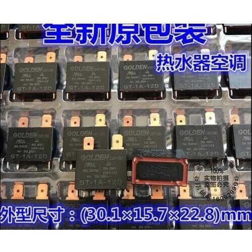 Free shipping new and original relay GT-1A-12D 25A 250V 50pcs/lot