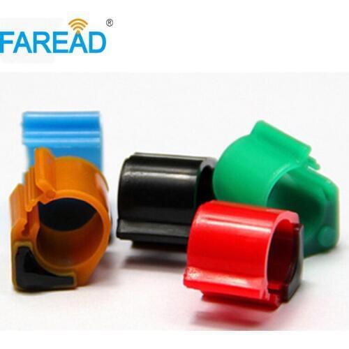 Free shipping x100pcs Birds rings RFID animal tag for foot ring dove for Pigeon bird chicken duck etc tracking