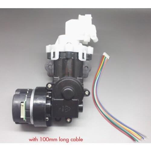 Brushless High Pressure Self-priming Pump 6V-12V Electric Piston Pressure Micro Water Pump with 8-wire Cable Head: 8 Meters