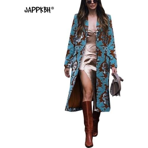 JAPPKBH Women's Long Trench Coats
