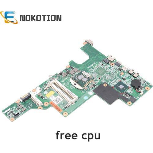 NOKOTION 646669-001 for HP CQ43 631 430 630 laptop motherboard HM55 integrated DDR3 free cpu tested