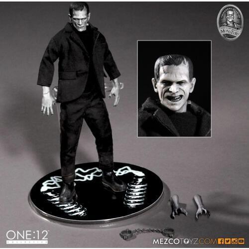 Mezco Toys Mary Shelleys Frankenstein One:12 PVC Action Figure Toy Doll Christmas Gift for Kids