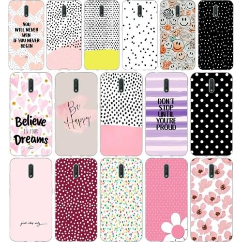 348FG Polka Dots gift Soft Silicone Tpu Cover phone Case for Nokia 2.1 2.3 3 3.1 4.2 5 5.1 Plus 7.2 6 8
