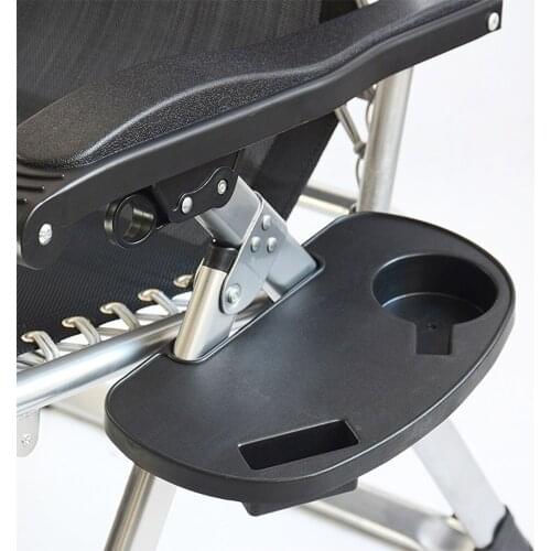 Folding Chair Tray Outdoor Garden Beach Chair Cup Holder Breakfast Tray for Camping Recliner Tray Chair Side Tray Drink Holder