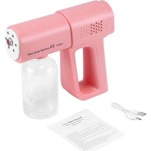 Sprayer K5 380ML Large Capacity USB Charging Blue Light Atomizer High Efficiency Atomization Electric Cold Mist Sprayer