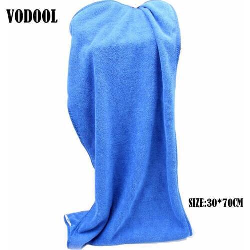 VODOOL 30X70cm Car Cleaner Cloth Super Soft Microfiber Car Clean Wipe Cloth Wash Cleaning Towel Car Washer Wipe Wash Cloth Tools