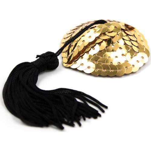 Sex Toys for Woman BDSM Game Gear Bondage Breast Pasty Nipple Cover Sticker Flirting Adult Stimulator Heart-shaped Sequin Tassel