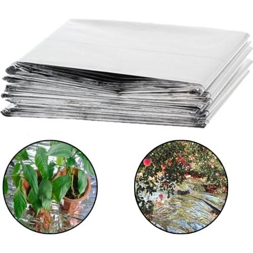 Silver Highly Reflective Mylar Films for Grow Tent Room Garden Greenhouse Farming Increase Plant Growth