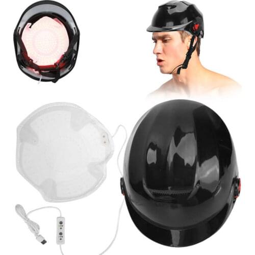 Hair Regrow Helmet Fast Growth Hair Cap Anti Hair Loss Oil Control Hair Regrowth Equipment Infrared Light Hair Therapy Device