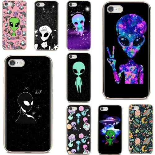 Silicone Phone Cover Bag For ZTE Blade A910 A610 A530 A510 For Oneplus One plus 3T 5T 6T 6 7 8 7T Pro Cute Cartoon alien space