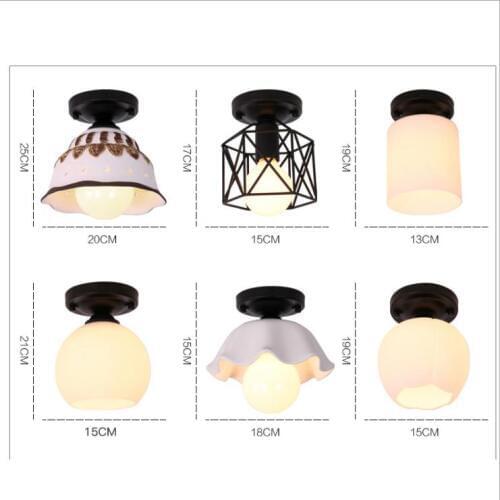 Simple and modern led ceiling lamp single head living room staircase aisle balcony lamp corridor interior lamp