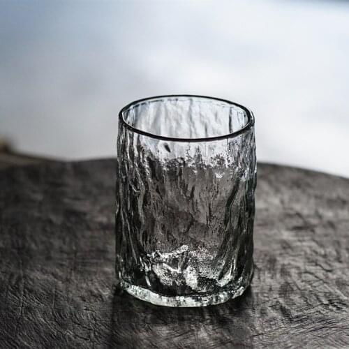 Glass Mug Heat Resistant Wall Glass Japanese Style Coffee Mug Vintage Milk Tea Cup Simple Design Drinkware Beer Cups Artistic