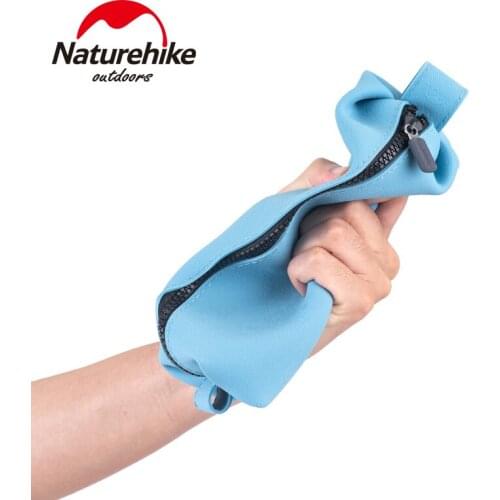 Naturehike Silica Gel Wash Bag portable travel female make up Cosmetic bag travel Waterproof silicone storage bag