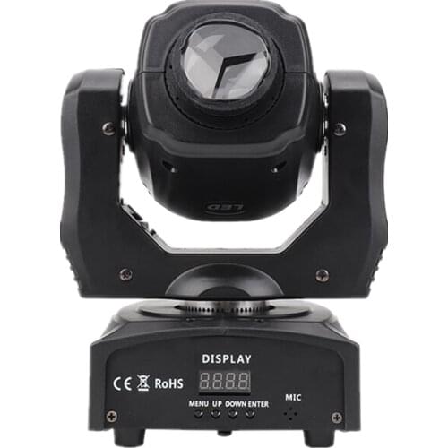 LED Spot 60W Moving Head Light Gobo/Pattern Rotation Manual Focus With DMX Controller For Projector Dj Disco Stage Lighting