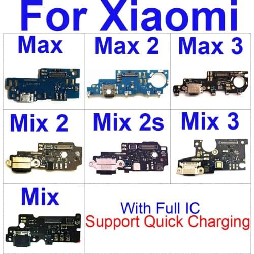 Usb Charger Charging Board For Xiaomi Mi Max Mix 2 2S 3 USB Jack Port Connector Board Flex Cable Replacement Repair Parts