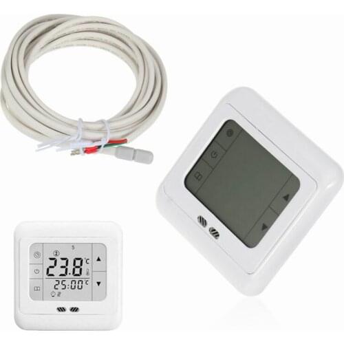 High Quality Digital Thermostat Controller Programmabl LCD Touch Screen Electric Thermostat Room Underfloor Heating Controller