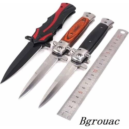 Folding Pocket Knife Outdoor Survival Tactical Knife Combat Rescue Tools Camping Hunting Knives EDC Defense Multitool