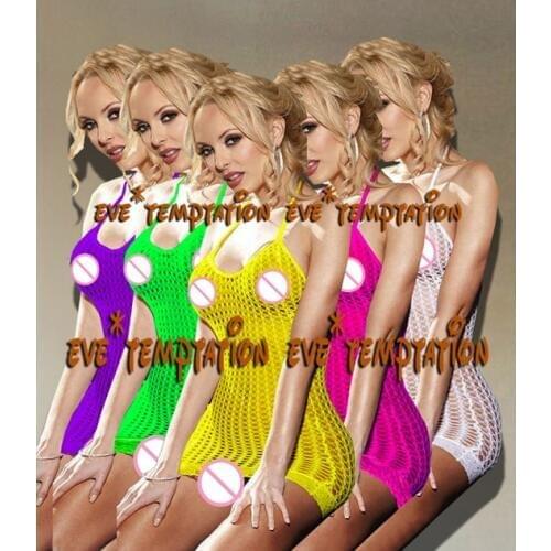 Womens Sexy Lingerie Bodystocking Men Underwear Plus Size Erotic Fishnet Ropa Interior Mujer Sexy Erotica laceminiskirt A085