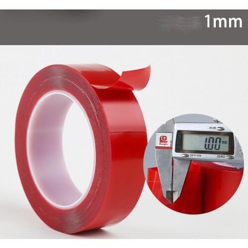 1PC 6-15mm Resistant Acrylic Double Sided Adhesive Strong PET Tape Roll Clear Sticker For Car/Cell Phone Repair