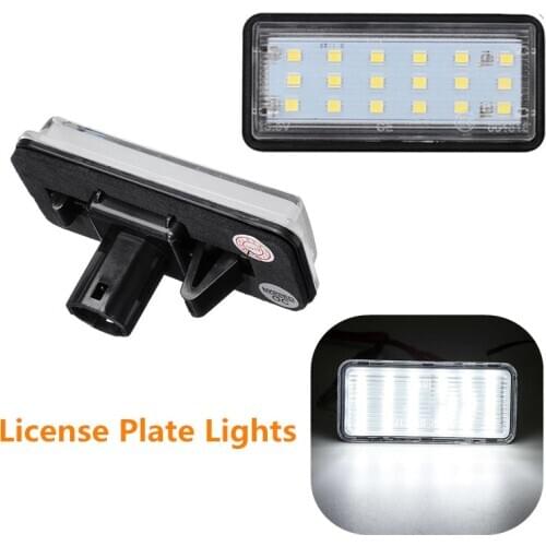2pcs Error Free Car LED Number License Plate Light Lamp For Lexus LX470 GX470 Toyota Land Cruiser 120 Prado Land Cruiser 200