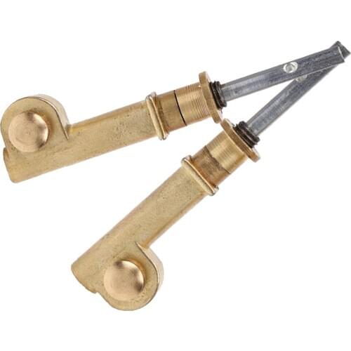 2pcs Durable Copper Mechanical Erhu Axis Shaft Erhu Replacement Part Chinese Traditional Erhu accessories