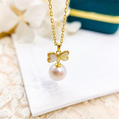 925 Silver Half Hole Eye Pins Beads End Caps Top Drilled Pendant Bails Connector For DIY Jewelry Accessories No Pearl No Chain