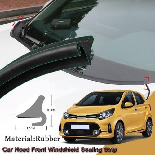 Car Seal Strip Windshied Spoiler Filler Protect Edge Weatherstrip Strips Sticker Accessories For KIA Morning Picanto 2012-2020
