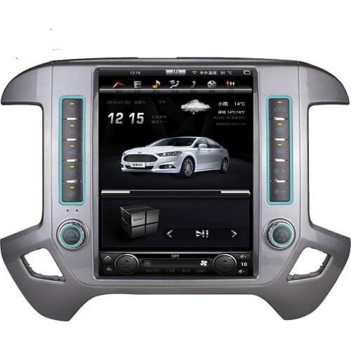 12.1'' tesla style Android 9.0 Car DVD player GPS radio navigation for Chevrolet Silverado GMC Sierra 2014- carplay