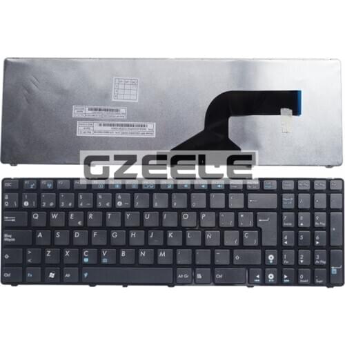 GZEELE New Spanish keyboard for ASUS x54c-sx412v mp-10a76e0-5281 N53S MP-10A76E0-69206 BLACK SP version MP-10A76D0-6983