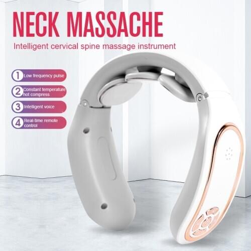 6 Styles Smart Electric Cervical Spin Neck Massager 15 Levels Of Strength Soft Fiber Relax Sore Muscle Fatigue Relief Machine