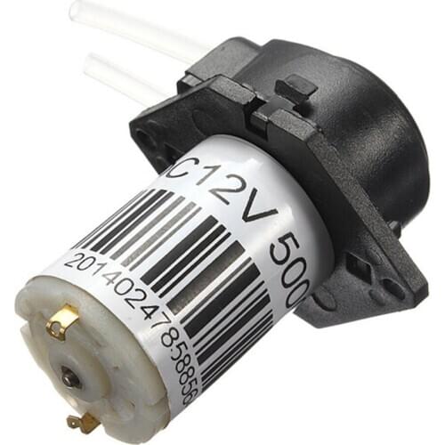 DC6V/12V/24V Micro Peristaltic Pump 100ML/MIN Free Shipping Black/White Color