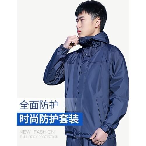 Fashion Motorcycle Raincoat Outdoor Portable Poncho Men Rain Coat Impermeable Waterproof Capas De Chuva Waterproof Suit YY50RC