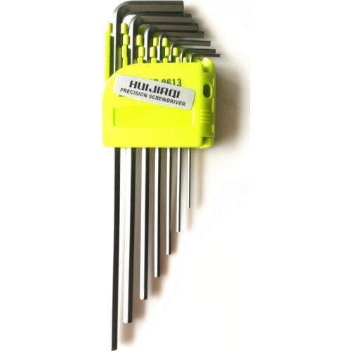 7PCS Hex Key Wrench Spanner Set 1.5 2 2.5 3 4 5 6 Long L-Wrench Hexagon Hand Tools Herramientas