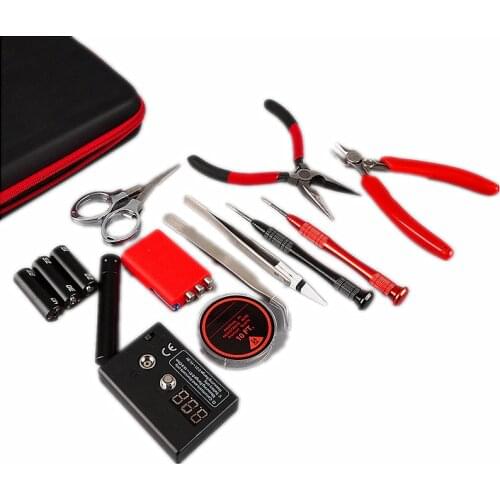6 IN 1 Coil DIY Coil Jig Electronic Cigarettes Tool Kit Mini Coil Master Wrapping Accessories Set Tool