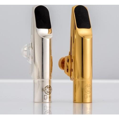 New Gold-plated 24K Metal mouthpiece alto saxophone / tenor saxophone / Soprano saxophone 5--9 number Professional ship