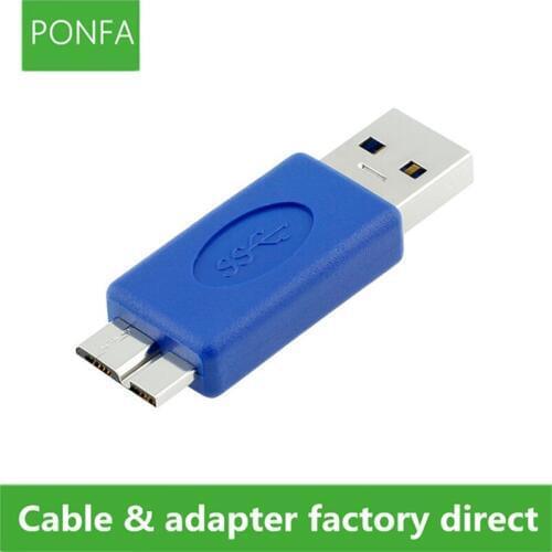 USB 3.0 A Male to Micro B Adapter USB3.0 AM to Micro B Connector Extender Converter