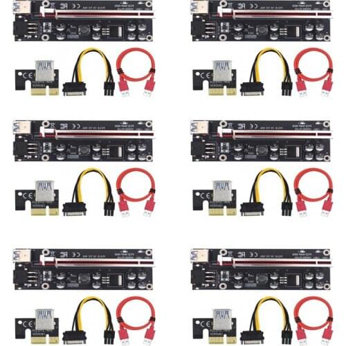VER 009S Plus PCI-E Riser Card 60CM USB 3.0 Riser Card Extender PCI Express 1X To 16X Extender PCIe Adapter For GPU Miner Mining