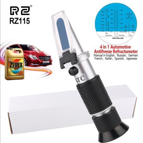 RZ Refractometer Automotive Antifreez Handheld Refractometer Freezing Concentration Normal 0.01sg Brxi Refractometer