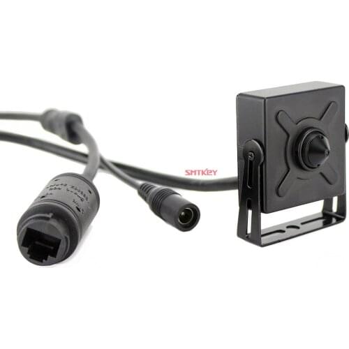 5MP 48V POE IPC or DC 12V IP Network Camera with 3.7mm peephole Lens small metal case mini IP Camera