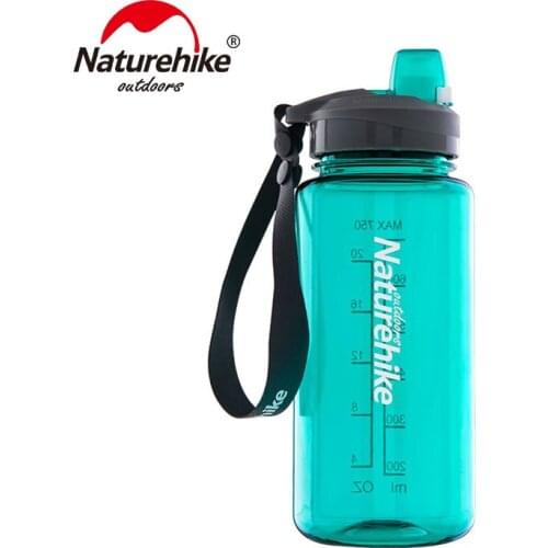 Naturehike 1000ml/750ml Sports Water Bottle Plastic Outdoor Bicycle Bottle Sport Water bottle NH17S010-B
