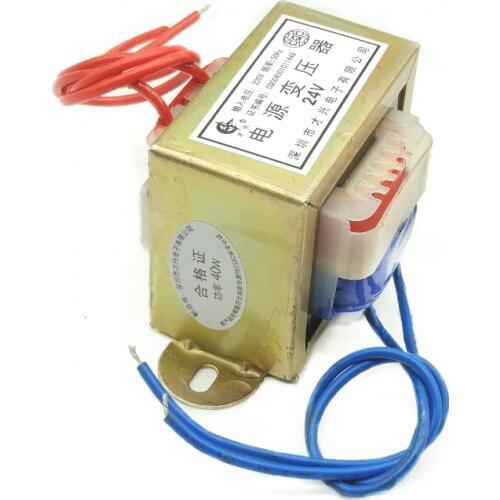 40W power transformer DB-40VA AC 220V to AC 6V 9V 12V 15V 18V 24V single / double EI66 low frequency isolation audio transformer